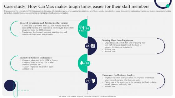 Case Study How Carmax Makes Tough Times Easier Staff Retention Tactics For Healthcare