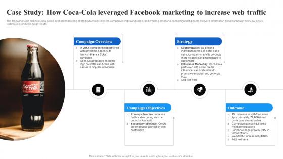 Case Study How Coca Cola Leveraged Facebook Marketing Facebook Advertising Strategy SS V