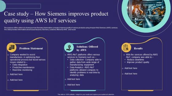 Case Study How Siemens Improves Product Quality Unlocking Potential Of Aiot IoT SS