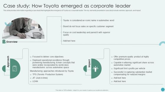 Case Study How Toyota Emerged As Corporate Leader Revamping Corporate Strategy