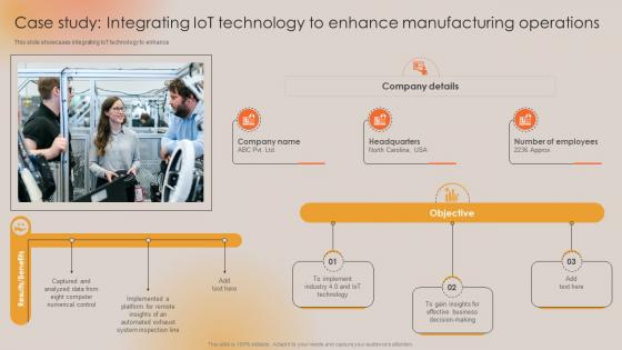 Case Study Integrating IoT Technology To Enhance Boosting Manufacturing Efficiency With IoT