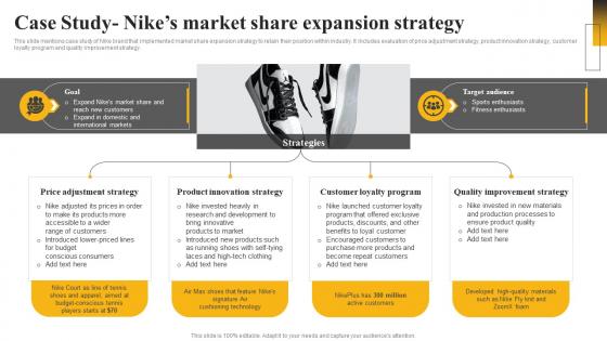 Case Study Nikes Market Share Expansion Strategy Market Leadership Mastery Strategy SS