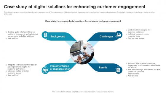 Case Study Of Digital Solutions For Enhancing Customer Engagement
