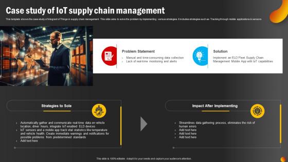 Case Study Of IoT Supply Chain Management