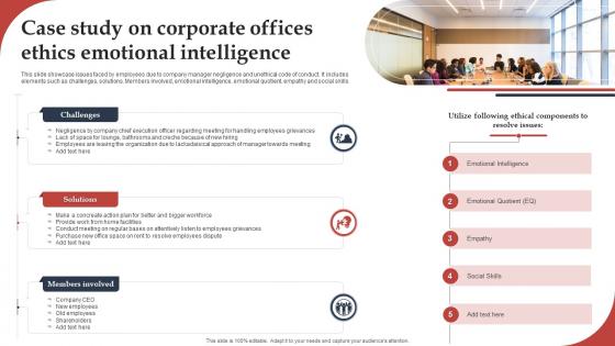 Case Study On Corporate Offices Ethics Emotional Intelligence