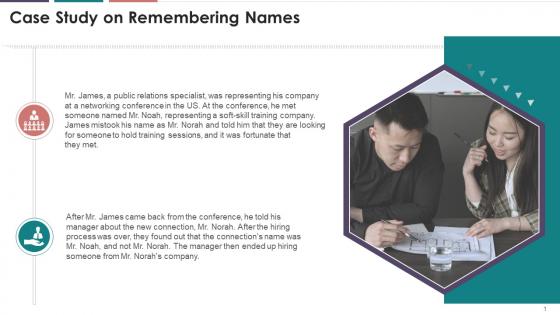 Case Study On Remembering Names Training Ppt