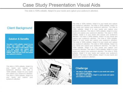 Case study presentation visual aids
