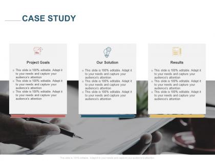 Case study project goals ppt powerpoint presentation slides show