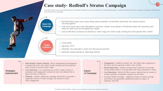 Case Study Redbulls Stratos Campaign Creating A Content Marketing Guide MKT SS V