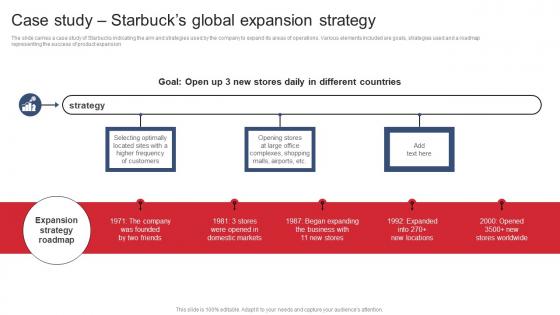 Case Study Starbucks Global Expansion Strategy Product Expansion Steps