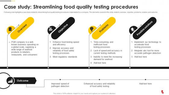 Case Study Streamlining Food Quality Testing Food Quality And Safety Management Guide