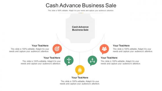Cash Advance Business Sale Ppt Powerpoint Presentation Infographics Icon Cpb