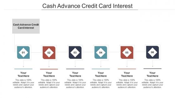 Cash advance credit card interest ppt powerpoint presentation professional clipart images cpb