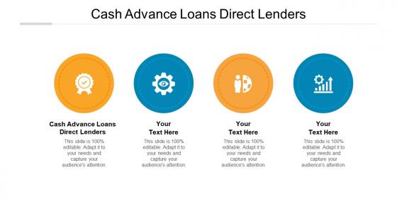 Cash advance loans direct lenders ppt powerpoint presentation styles graphics cpb