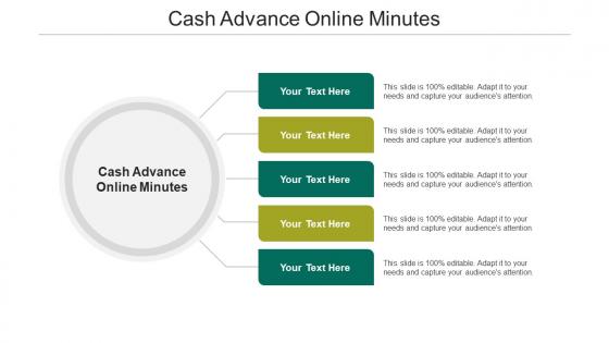 Cash advance online minutes ppt powerpoint presentation professional ideas cpb