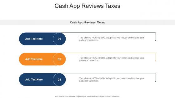 Cash App Reviews Taxes In Powerpoint And Google Slides Cpb