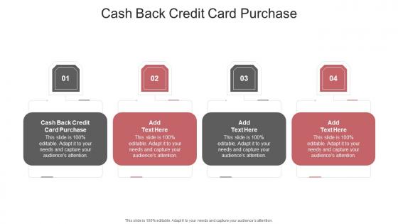 Cash Back Credit Card Purchase In Powerpoint And Google Slides Cpb
