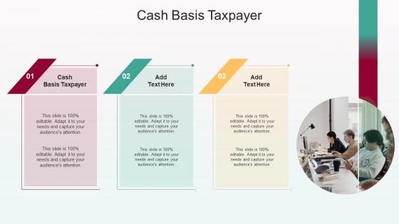 Cash Basis Taxpayer In Powerpoint And Google Slides Cpb