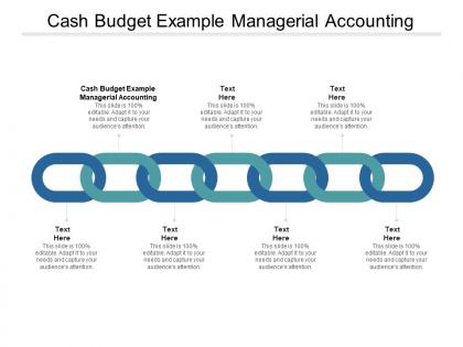 Cash budget example managerial accounting ppt powerpoint presentation ideas cpb