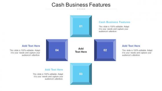 Cash Business Features Ppt Powerpoint Presentation Inspiration Show Cpb