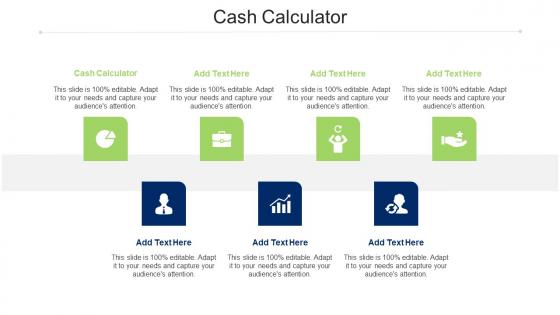 Cash Calculator Ppt Powerpoint Presentation Outline Structure Cpb