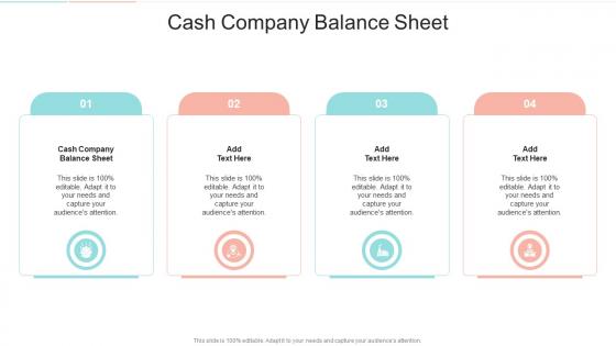 Cash Company Balance Sheet In Powerpoint And Google Slides Cpb