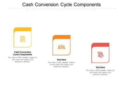 Cash conversion cycle components ppt powerpoint presentation slides graphics design cpb