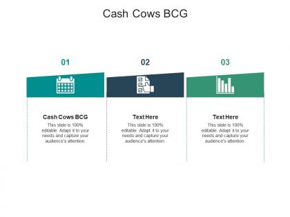 Cash cows bcg ppt powerpoint presentation slides background images cpb