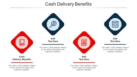 Cash Delivery Benefits Ppt Powerpoint Presentation Inspiration Templates Cpb