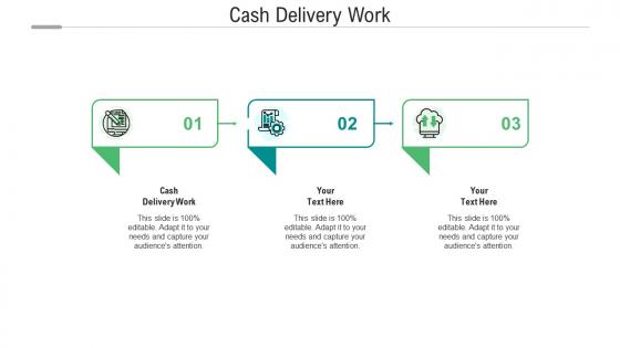 Cash delivery work ppt powerpoint presentation portfolio format cpb