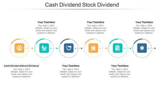 Cash dividend stock dividend ppt powerpoint presentation file tips cpb