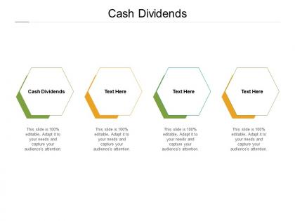 Cash dividends ppt powerpoint presentation file design templates cpb