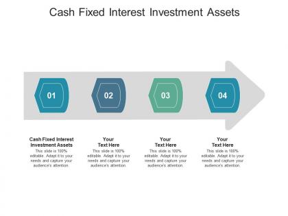 Cash fixed interest investment assets ppt powerpoint presentation file layout cpb