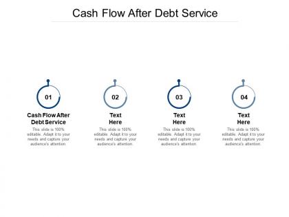 Cash flow after debt service ppt powerpoint presentation infographic template template cpb