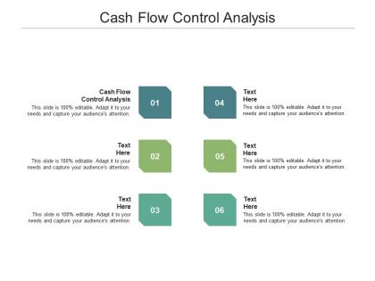 Cash flow control analysis ppt powerpoint presentation professional background designs cpb