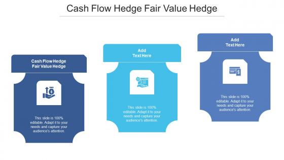 Cash Flow Hedge Fair Value Hedge Ppt Powerpoint Presentation Gallery Microsoft Cpb