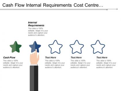 Cash flow internal requirements cost centre reports process technology