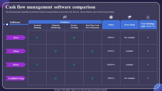 Cash Flow Management Software Comparison Post Merger Financial Integration CRP DK SS