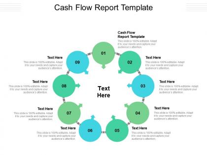 Cash flow report template ppt powerpoint presentation styles graphics download cpb