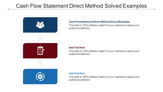 Cash Flow Statement Direct Method Solved Examples Ppt Powerpoint Diagrams Cpb