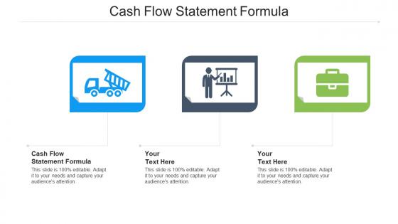 Cash Flow Statement Formula Ppt Powerpoint Presentation Infographics Aids Cpb