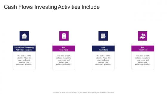 Cash Flows Investing Activities Include In Powerpoint And Google Slides Cpb