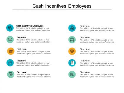 Cash incentives employees ppt powerpoint presentation professional layout ideas cpb