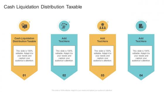 Cash Liquidation Distribution Taxable In Powerpoint And Google Slides Cpb