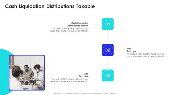 Cash Liquidation Distributions Taxable In Powerpoint And Google Slides Cpb