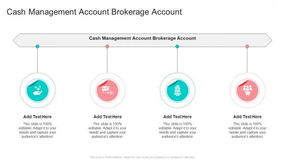 Cash Management Account Brokerage Account In Powerpoint And Google Slides Cpb