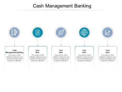 Cash management banking ppt powerpoint presentation show icon cpb