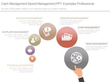 Cash management spend management ppt examples professional