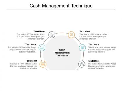 Cash management technique ppt powerpoint presentation file ideas cpb
