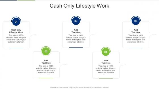Cash Only Lifestyle Work In Powerpoint And Google Slides Cpb